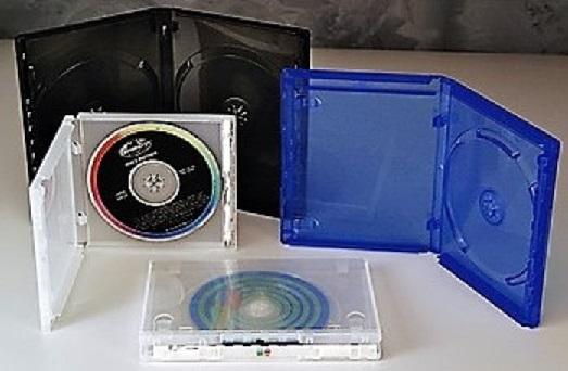 Closeout sale of DiscMate DVD, CD, and Blu-Ray Security Cases